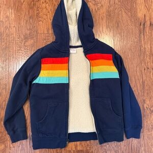 Hanna Andersson Faux Shearling Hoodie- Boys